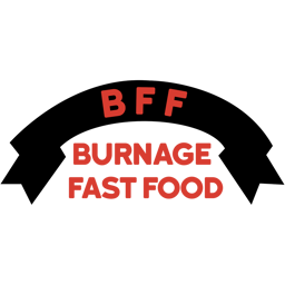 Burnage Fast Food logo.